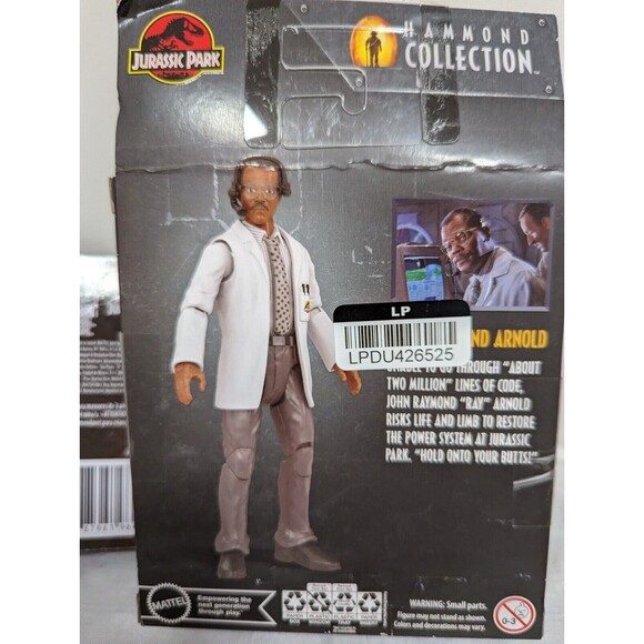 Jurassic World Hammond Collection John Raymond Arnold 4" Action Figure & T Rex - Picture 5 of 6